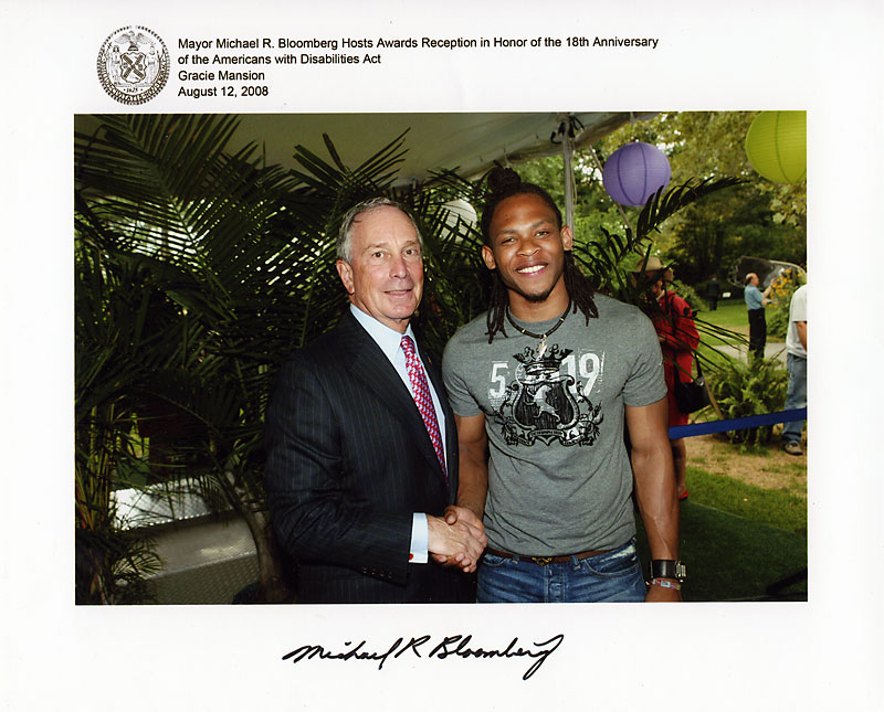 AnDre Christie 2008  with Mayor MRB