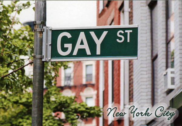 "Gay Street" sign